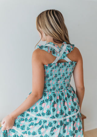 Women's Hawaiian Smocked Dress