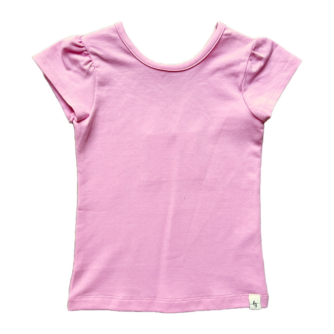 Prism Pink Flutter Sleeve Layering Shirt