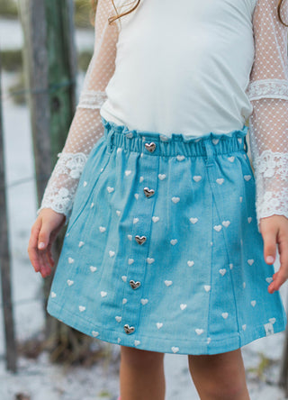 Candyland Denim Skort
