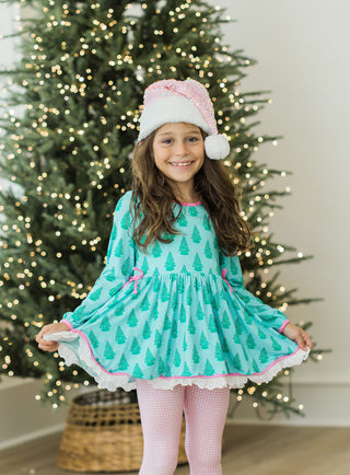 *PREORDER* Pink Sequin Santa Hat