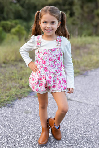 Prairie Rose Bloomer Overalls