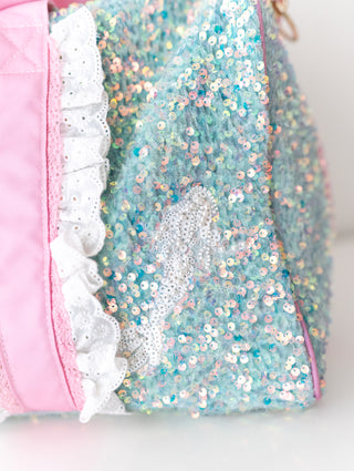 *PREORDER* Mermaid Sequin Duffle Bag and Toiletry Bag Bundle