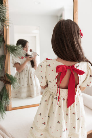 *PREORDER* Merry Mistletoe Charlotte Dress ~Short Sleeves