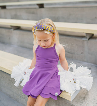 GameDay Cross Stitch Headband- Kids