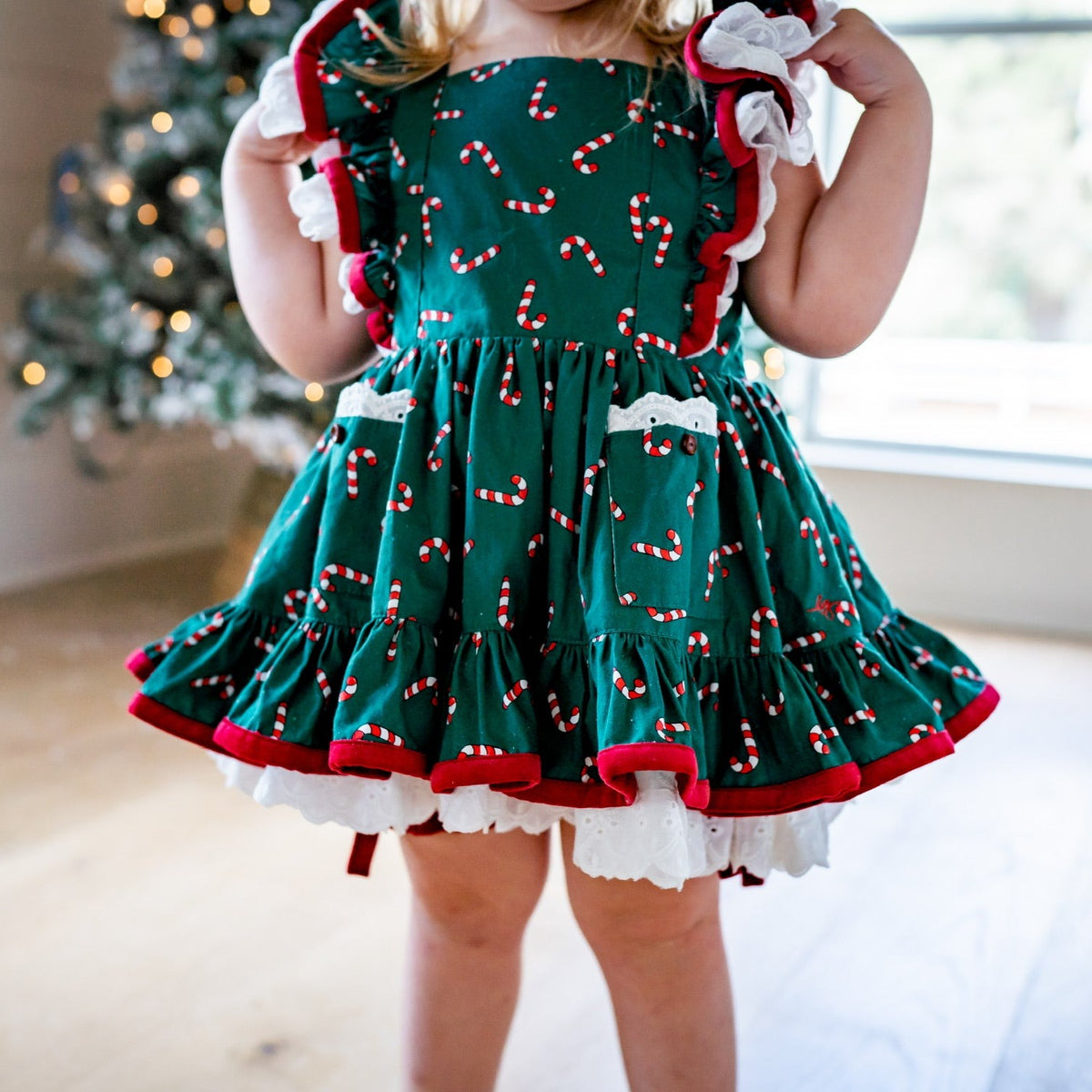 Peppermint Candy Pinafore