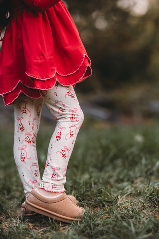 Merry and Bright Scallop Tunic Set