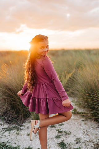 Long Sleeved Basic Set ~ Orchid