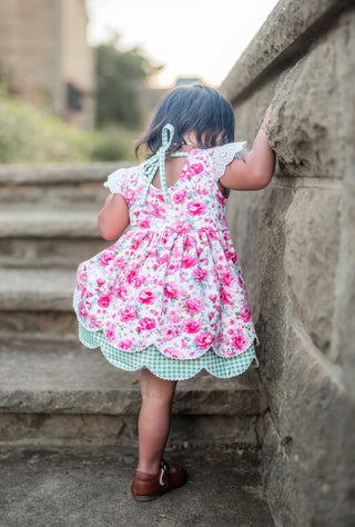 Scallop Tunic Set ~ Prairie Rose