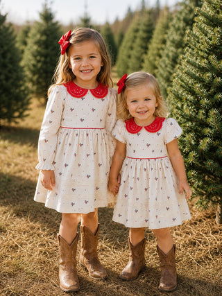 *PREORDER* Merry Mistletoe Charlotte Dress ~Long Sleeves