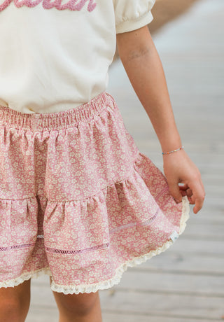 Blushing Briar Skort