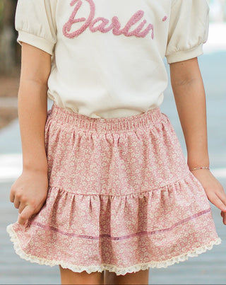 Blushing Briar Skort
