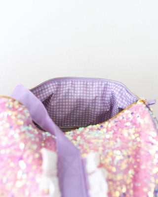 *PREORDER* Bow Sequin Duffle bag and Toiletry Bag Bundle