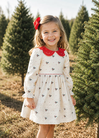 *PREORDER* Merry Mistletoe Charlotte Dress ~Long Sleeves