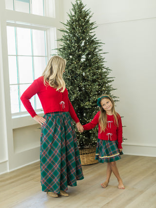 *PREORDER* Evergreen Plaid Skort