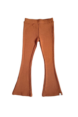 Chocolate Brown Flared Leggings