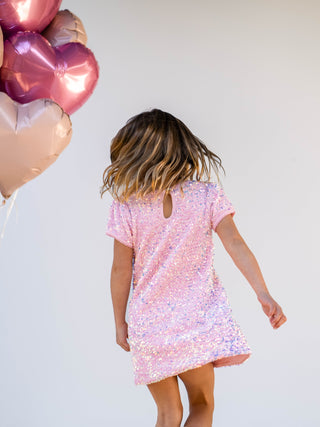 Disco Dazzle T-shirt Dress