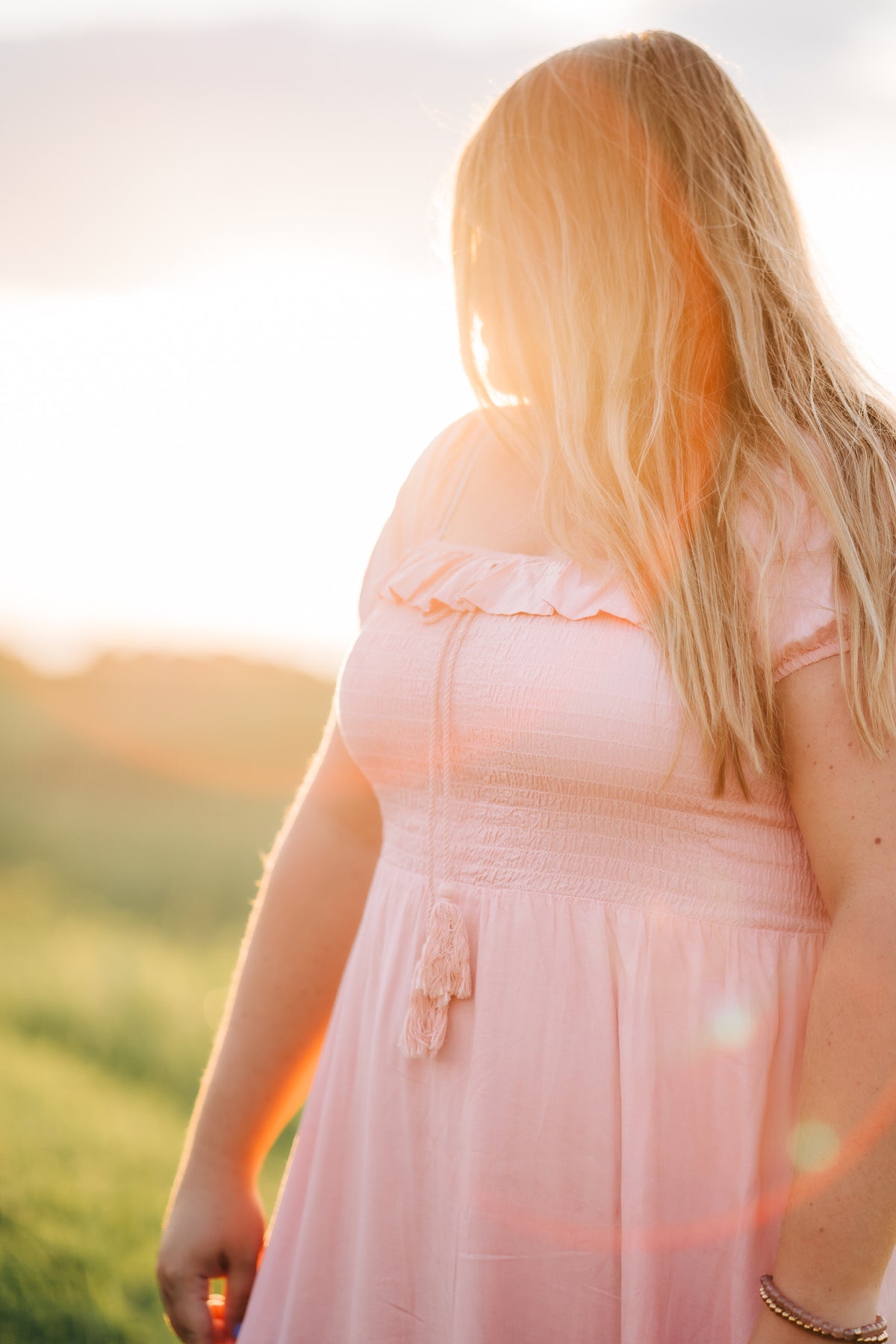 Rosy Pink Boho Dress