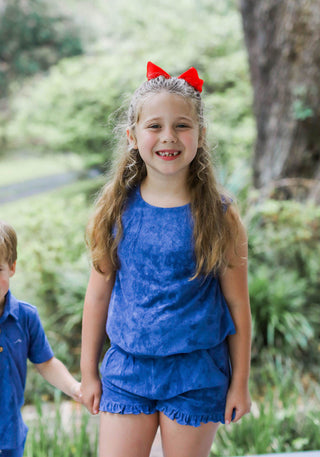 Lucy Bamboo Terry Set ~ Navy