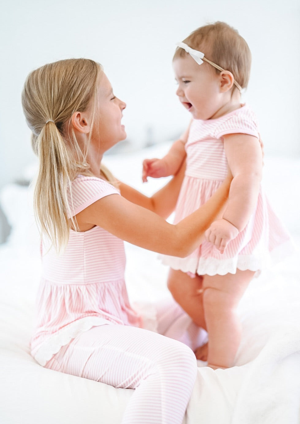 Playful Pink Stripe Comfort Set