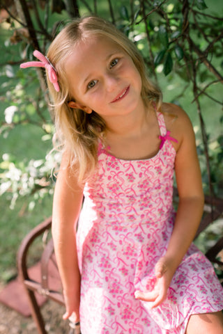 Scallop Athleisure Dress ~ Bow Blossom