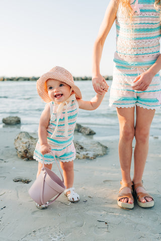 Seashore Stripe Knit Tank