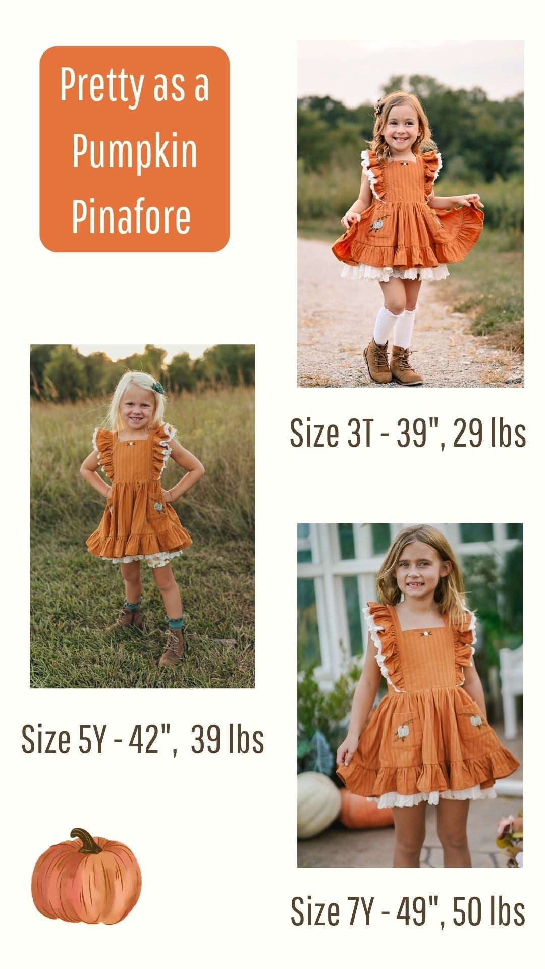 Pretty as a Pumpkin Pinafore