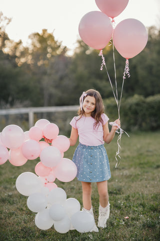 Candyland Denim Skort