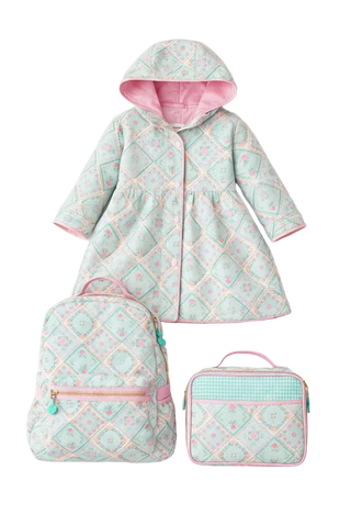 Petal Patchwork Raincoat, Backpack & Lunchbox Bundle – *PREORDER*