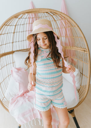 Seashore Stripe Knit Tank