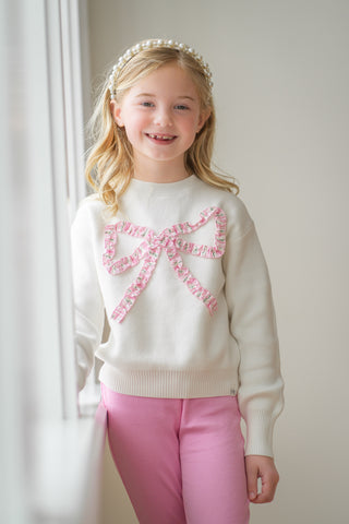 Snow Bow Sweater