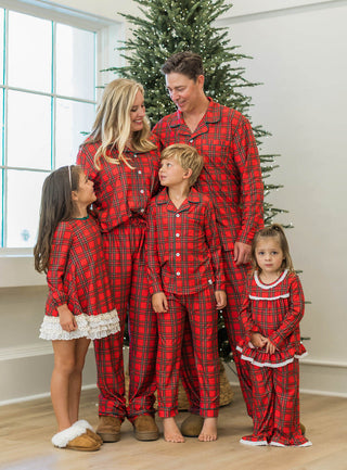 *PREORDER* Girls Holiday Heirloom Plaid Comfort Set
