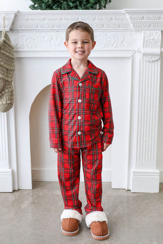 *PREORDER* Holiday Heirloom Plaid Button Down Comfort Set