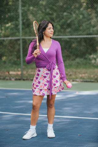 Women's Poppy Skort ~ Wildberry Bloom