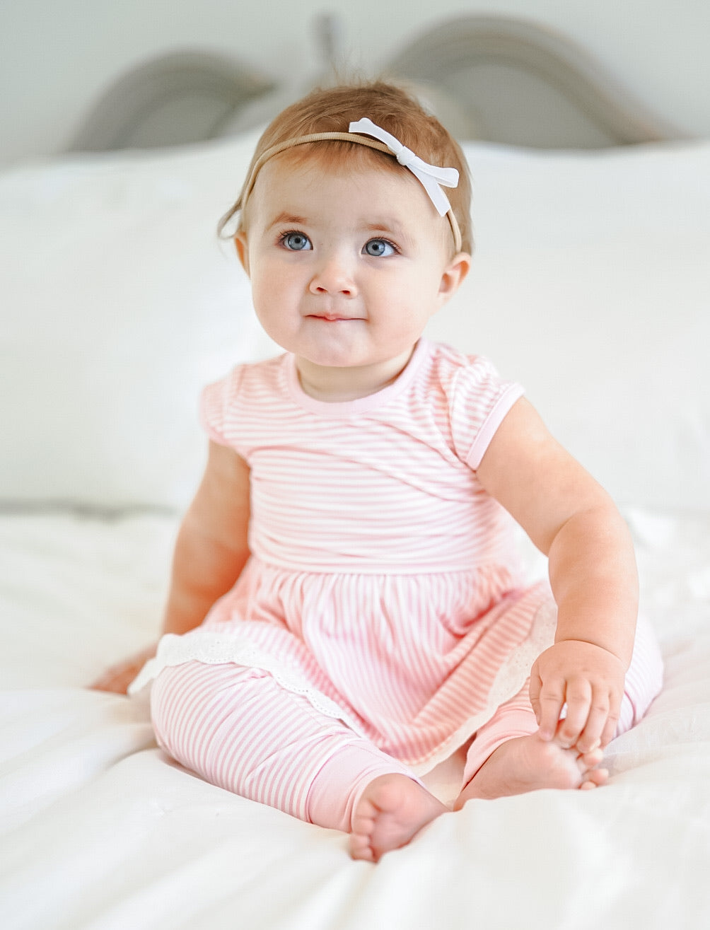Playful Pink Stripe Comfort Set