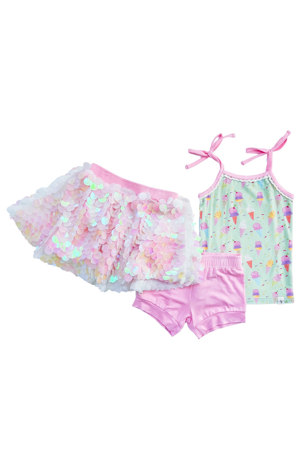 Scoop Me Up Comfort Set with Sparkle Skirt