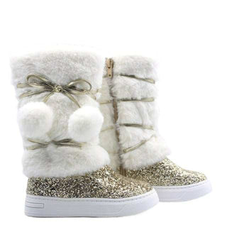 Golden Frost Snow Boots