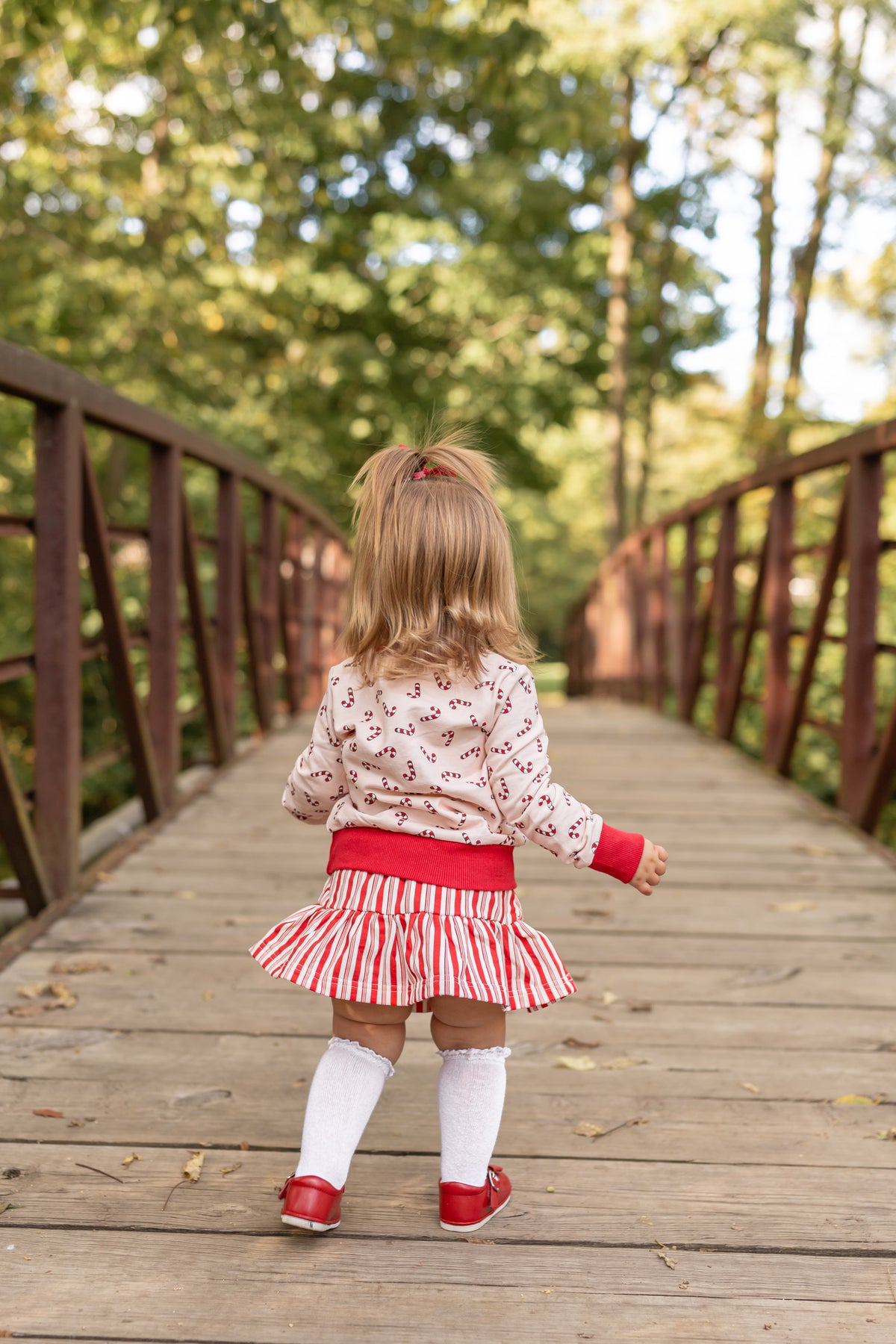 Candy Cane Delight Sweatshirt Set