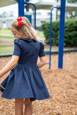 Prep School Dress Set ~ Navy
