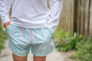 Boardwalk Striped Boy Shorts