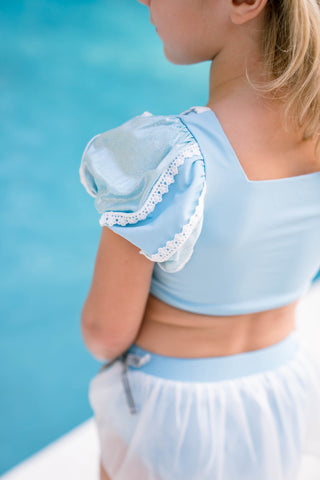 *PREORDER*Glass Slipper Puff Sleeve Bikini