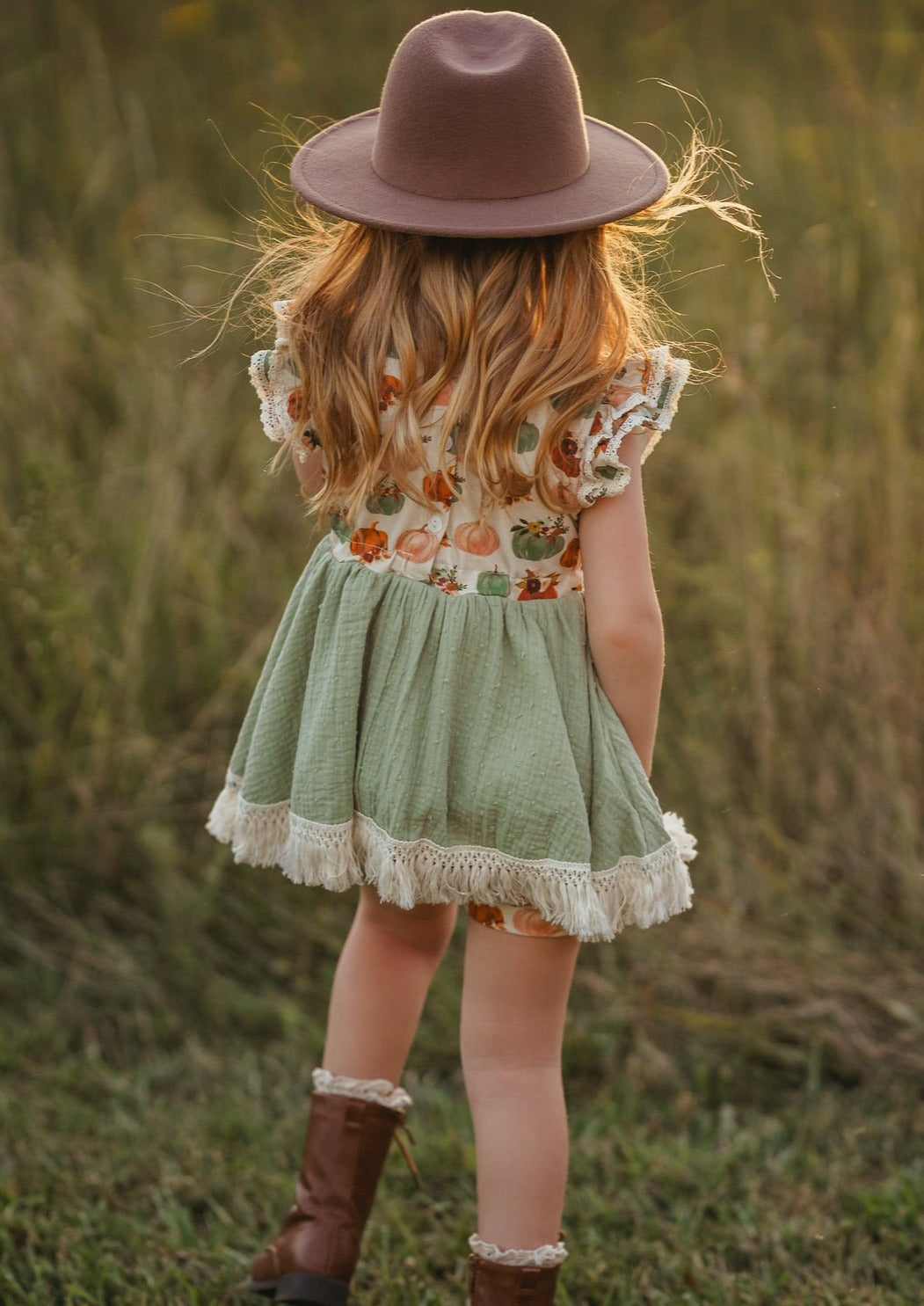 Pretty as a Pumpkin Vintage Tunic Set