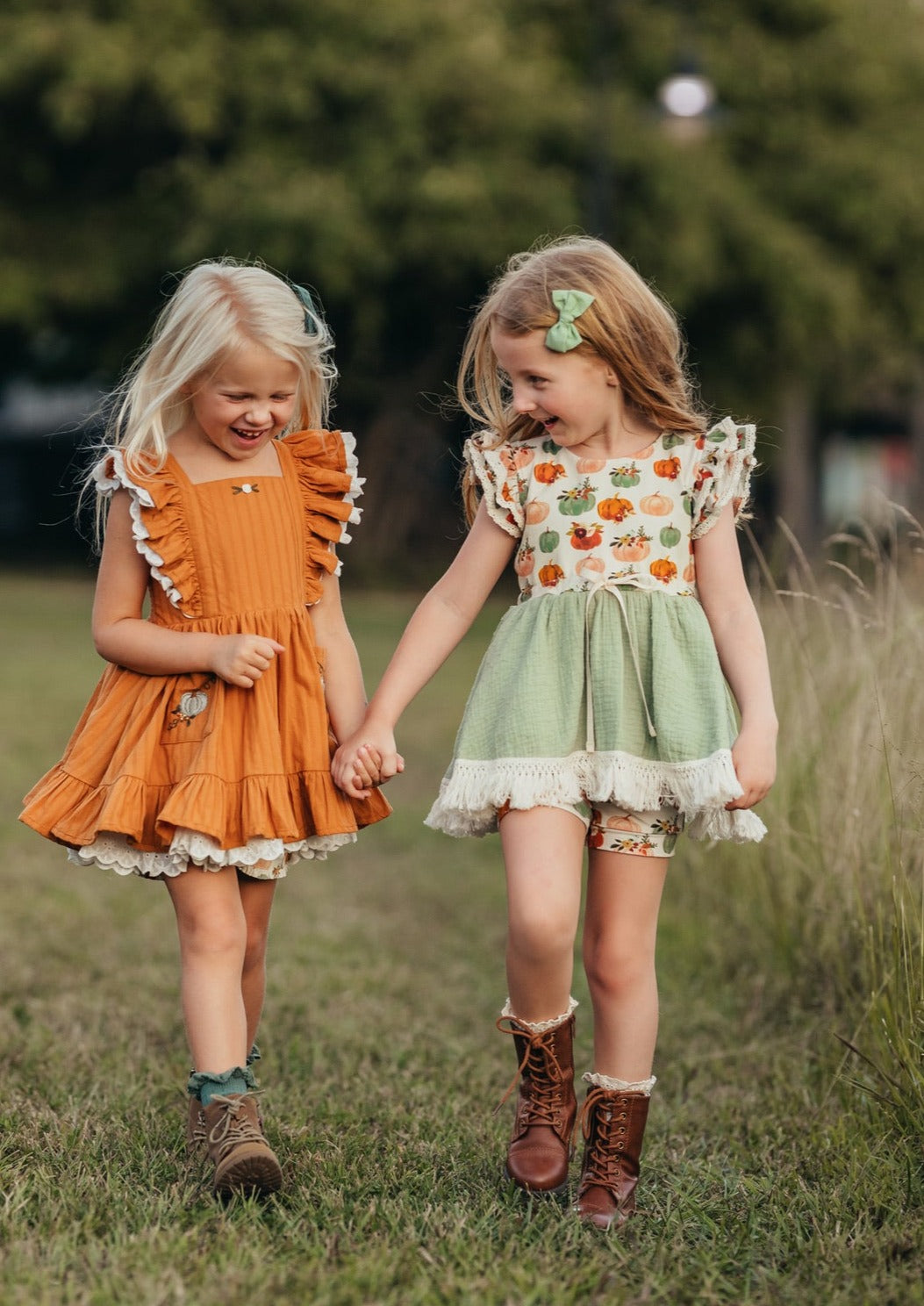 Pretty as a Pumpkin Vintage Tunic Set