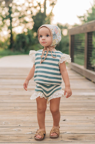 Morning Fog Striped Knit Set
