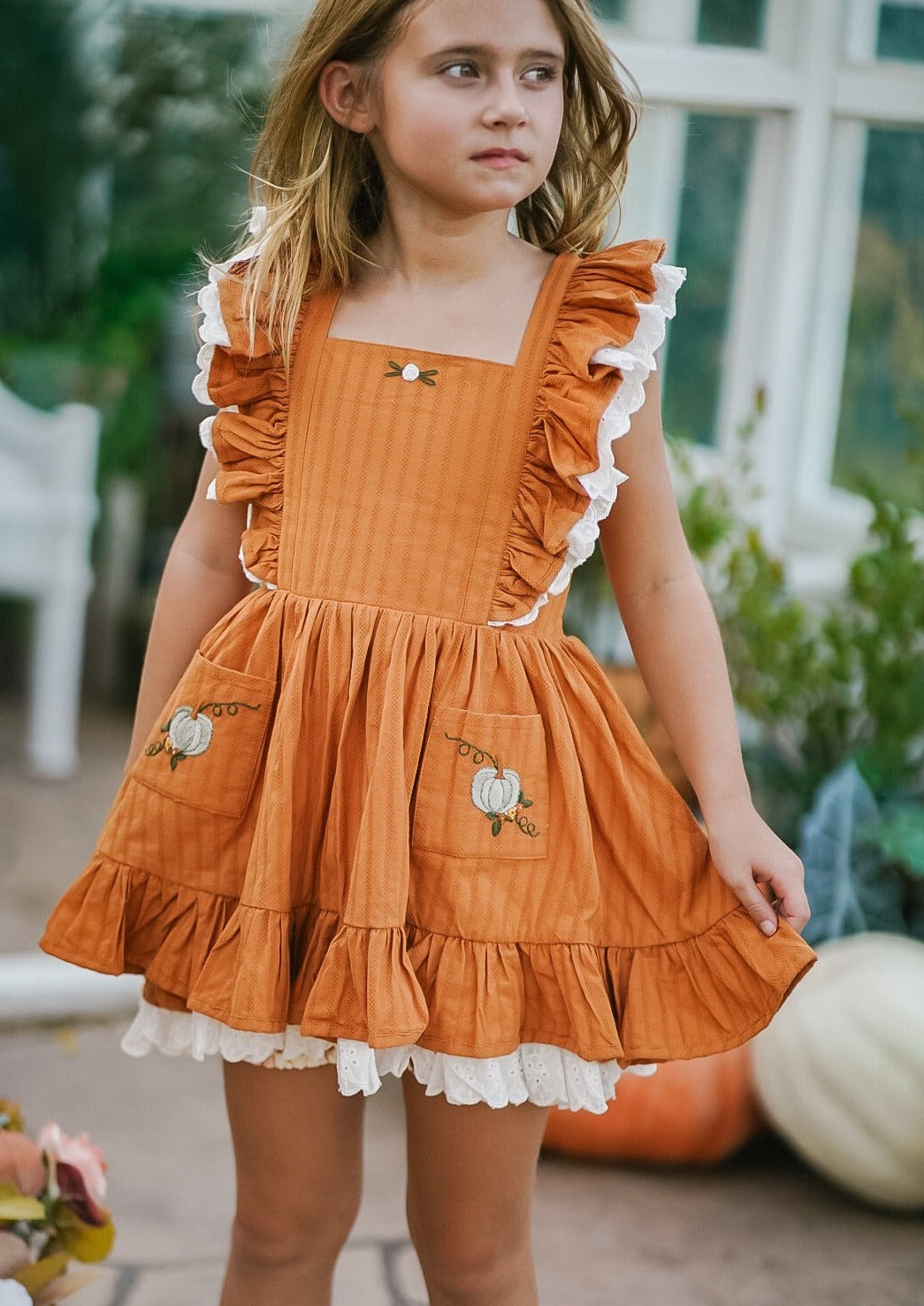 Pretty as a Pumpkin Pinafore