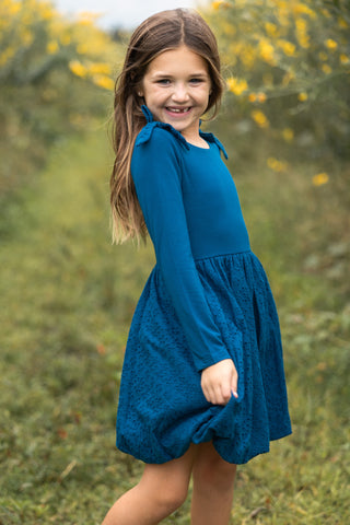 Blue Spruce Bubble Dress