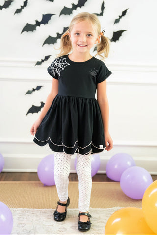 *PREORDER* Cobweb Cutie Scallop Tunic Set