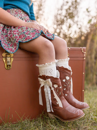 Mulberry Meadow Scallop Skort
