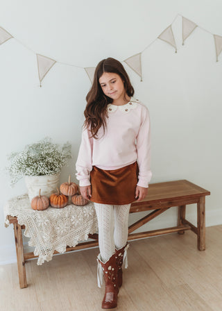 Saddle Skort~Caramel