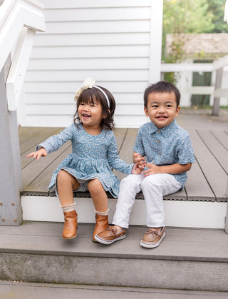 Delphinium Button-Up Shirt
