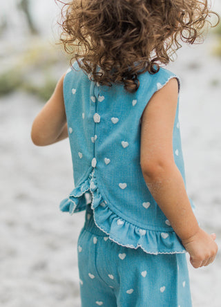 Candyland Denim Dolly Top